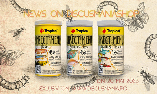 Insect Menu - Tropical new power fishfood