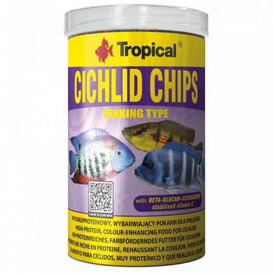 Cichlid Chips -1000ml-520g-cutie