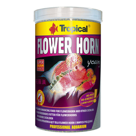 Flower Horn Young Pellet -1000ml-380g-cutie