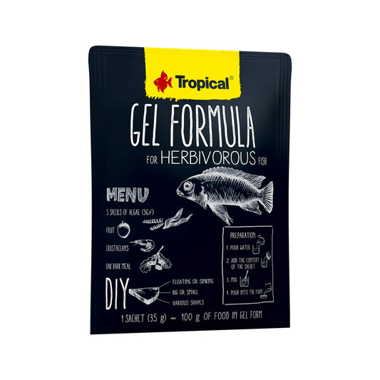 Gel Formula For Herbivorous Fish -35g-plic