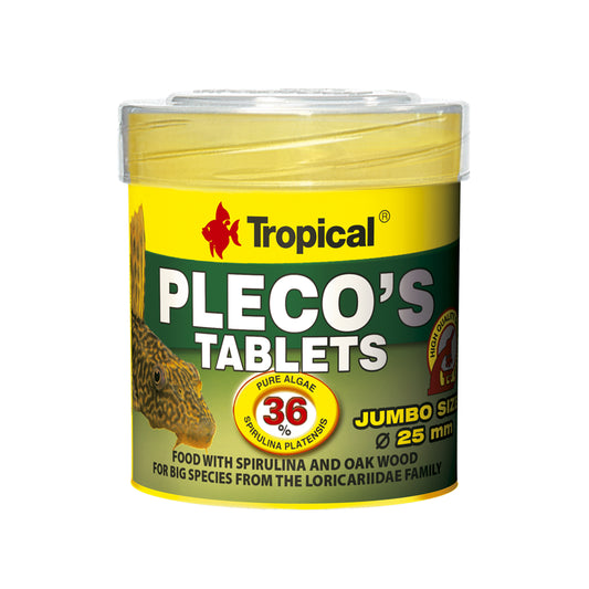 Pleco's Tablets Jumbo Size -50ml-30g-11tablete-cutie