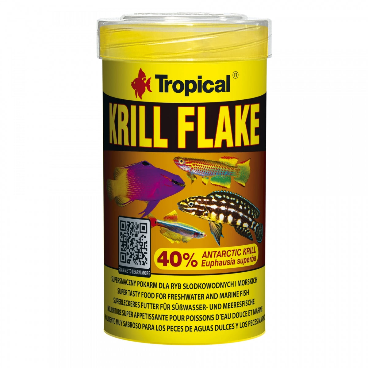 Krill Flakes -500ml-100g-cutie